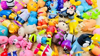 Toy Figures DOMINOES Game Collection Peppa Pig Daniel Tiger Teletubbies and More!