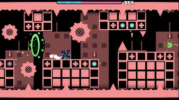 Rush E 100% | by ValkyrieMaster | Geometry dash