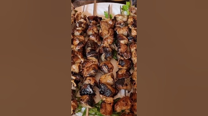 كبدة مشوية على الفحم #كبد #قطبان #liver #morocco