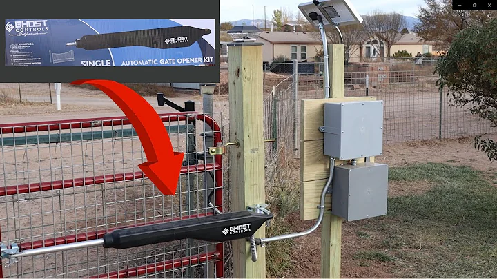 Automatic Solar Gate opener installation- Ghost Controls full review