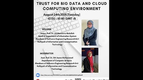 Trust for Big Data and Cloud Computing Environment