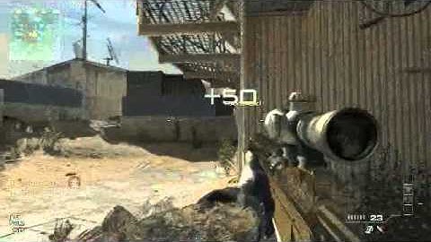 MW3 360 Jump No Scope on Dome