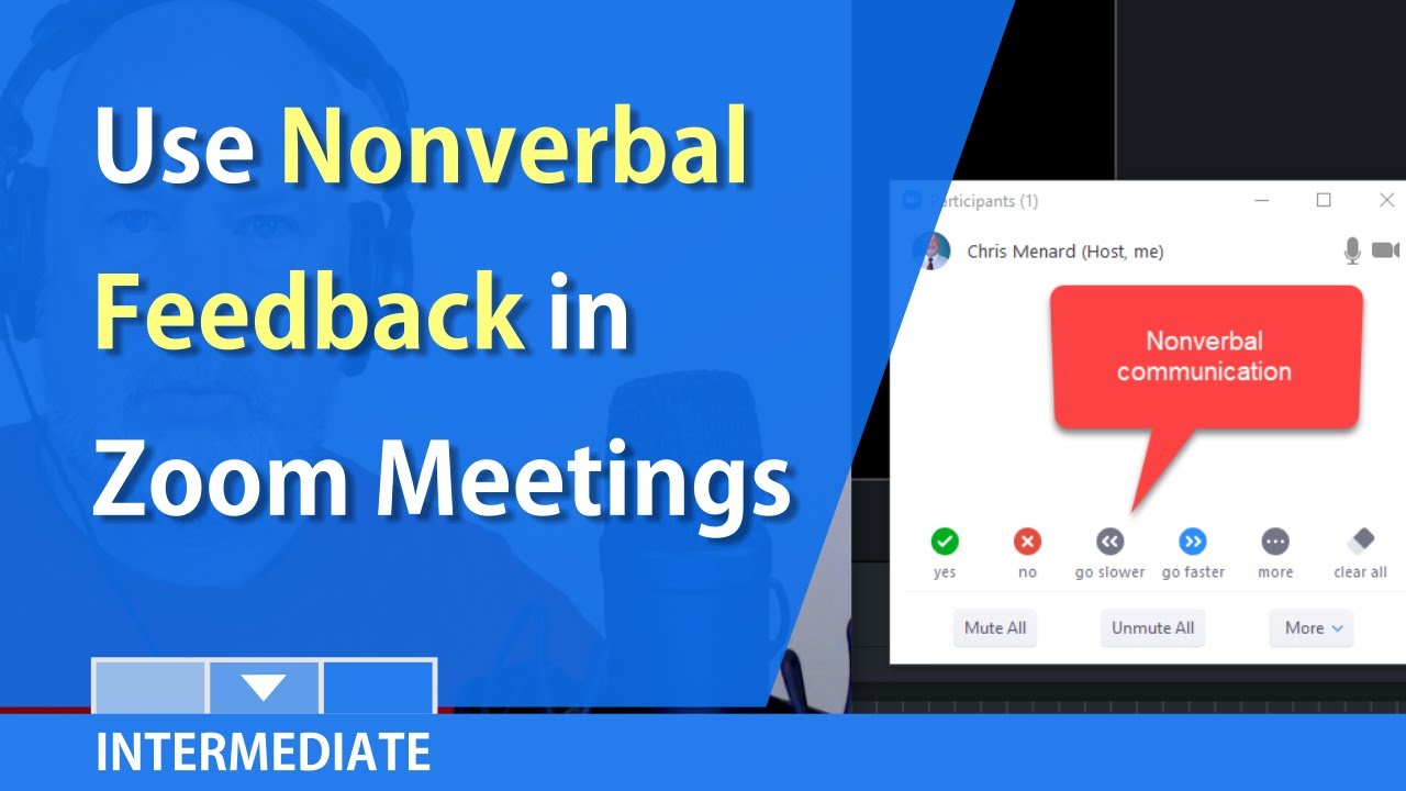 Zoom And Ringcentral Meetings - Use Nonverbal Feedback By Chris Menard