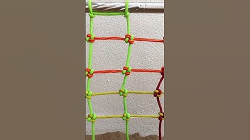 one of the world famous knot!! #knot#s.. 🪢 learn how to tie cargo net or climbing n...