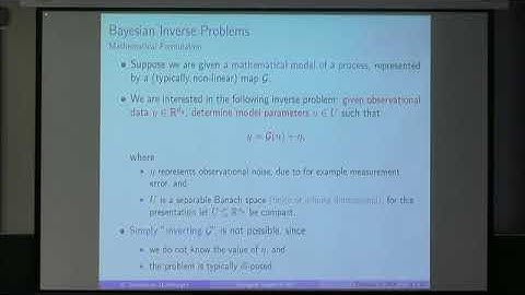 UNQW02 | Dr. Aretha Teckentrup | Surrogate models in Bayesian Inverse Problems