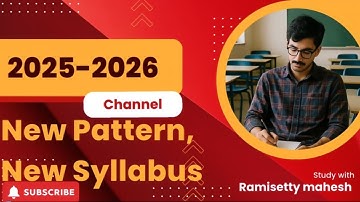 Ap intermediate 2025-26 #New syllabus #New exam pattern 2025 #syllabus2025