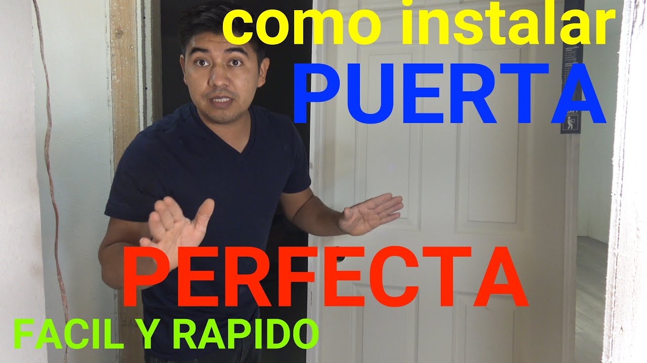 ⁣como instalar puerta facil y rapido bien explicado de principio a fin