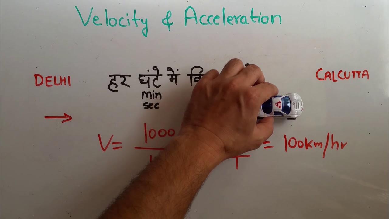 Hindi Velocity & Acceleration YouTube