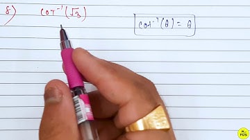 NCERT Solution  |  INVERSE TRIGONOMETRIC FUNCTION  | chapter 2.1 | Question 8 | Free  Doubt Solution