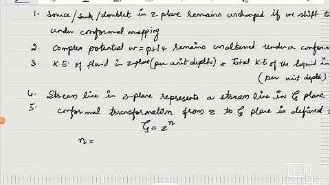 Fluid Dynamics: Conformal mapping: Source and Sinks(Complex Variable Technique)