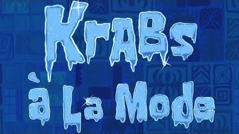 Krabs A La Mode Title Card