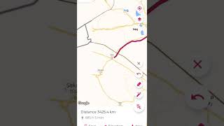 Distance between Kabul to Jerusalem distancemeasurement