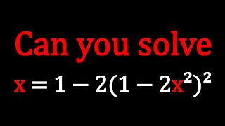 Let's Solve A Nice Quartic