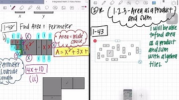 Area as a Product & Sum -1.2.3 day #1