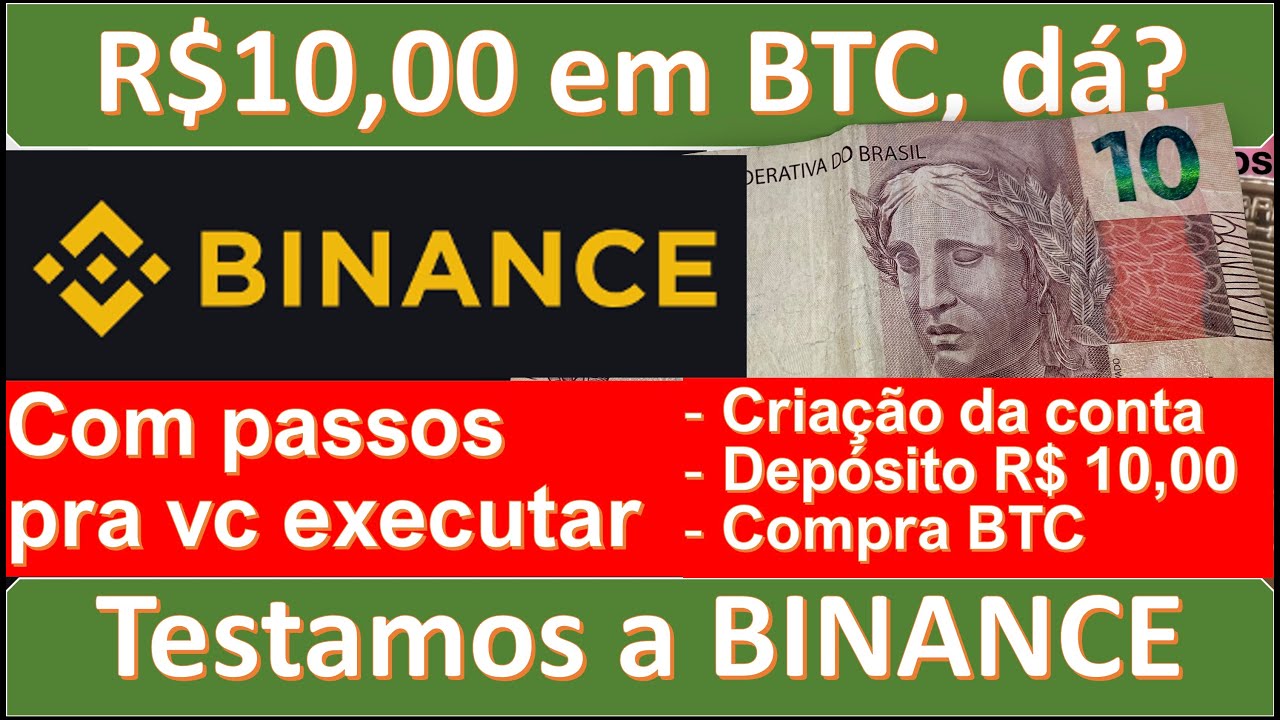 Como comprar bitcoin com 10 reais? Testamos a Binance!