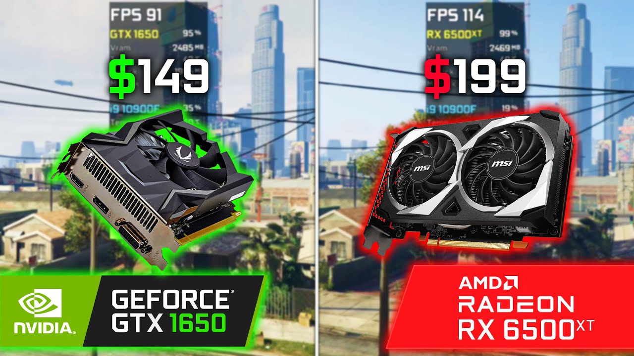 GTX 1650 vs RX 6500 XT (PCIe 3.0) - Test in 7 Games - YouTube