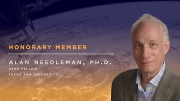 Alan Needleman, ASME Honorary Member, 2018