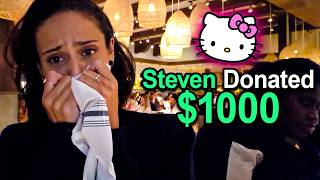 Donating $1, Then $1000 if They Are Grateful