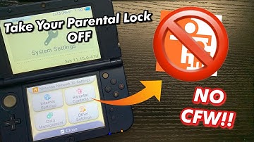 Taking Parental Controls OFF Our 3DS in a Few Simple Steps! NO CFW NEEDED! (3DS DS Wii Wii U Switch)