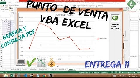 Crear Gráfica y abrir PDF desde Excel - Punto de Venta en VBA Excel - Curso Completo, sesión 11.