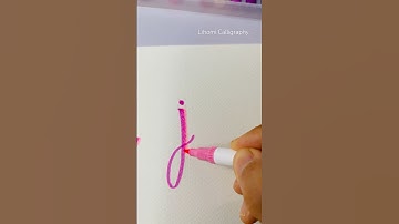 Shadow’s “i, j” #calligraphy #handwriting #colors #sorts #shadow #lihomi