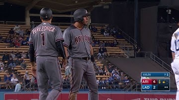 ARI@LAD: Peralta plates Pollock with triple to right