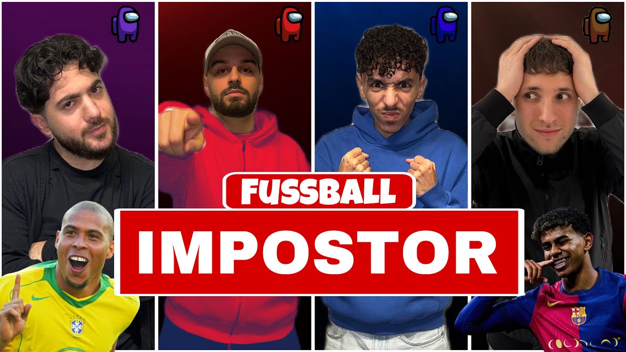 Fußball AMONG US x SPION mit BESTRAFUNG 💯 Wer LÜGT am besten ?? 👀 
