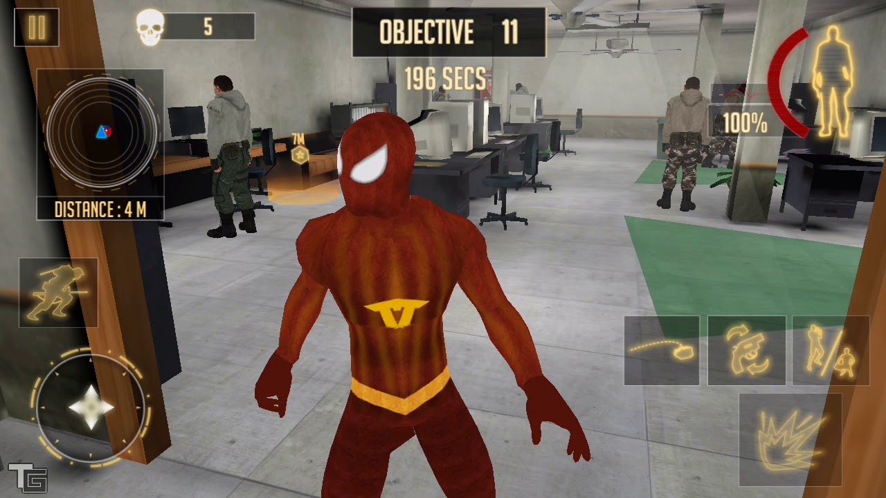 Spider Survival Jail-Prison Stealth Escape Hero #3 - Android IOS Gameplay HD