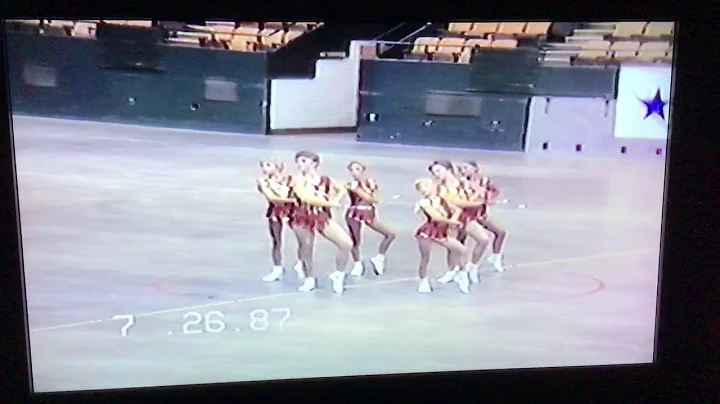 Royal Cadets/Kathys Kids - Juvenile Small Twirling and Dance Twirl Team. Nationals  1987. 5th place