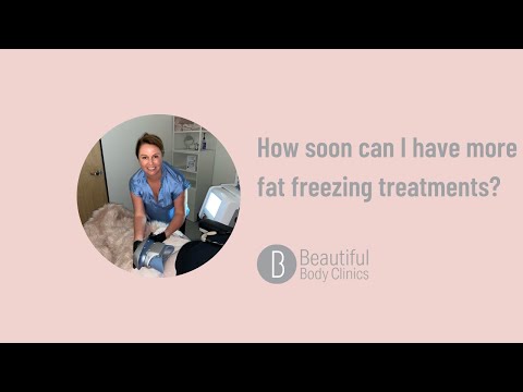 How soon can I have more fat freezing or Coolsculpting™️ treatment?