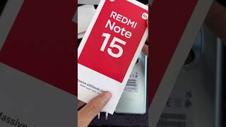 Xiaomi REDMI NOTE 15 design ☕️