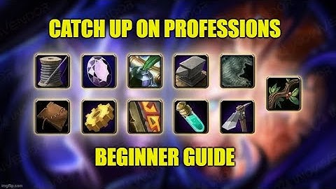 WoW Tww beginner professions guide How to catch up for Season 3