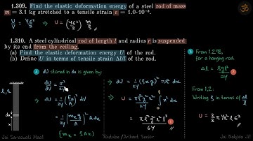 1.309, 1.310 | Irodov Solutions | Mechanics