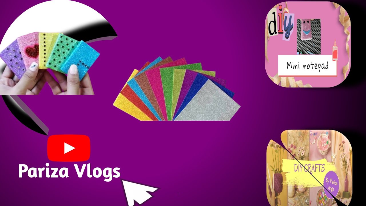 Mini Notepad How to make with easy step 📕 - YouTube