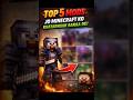 Top 5 super mods of Minecraft 😱|Mini india #shorts #viral