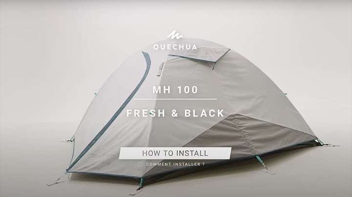 HOW TO... INSTALL THE MH100 FRESH&BLACK TENT