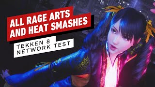 Tekken 8: All Rage Arts and Heat Smashes In Closed Network Test