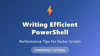 Famous PowerShell Performance Tips: Write Faster & More Efficient Scripts for Beginners Profile
