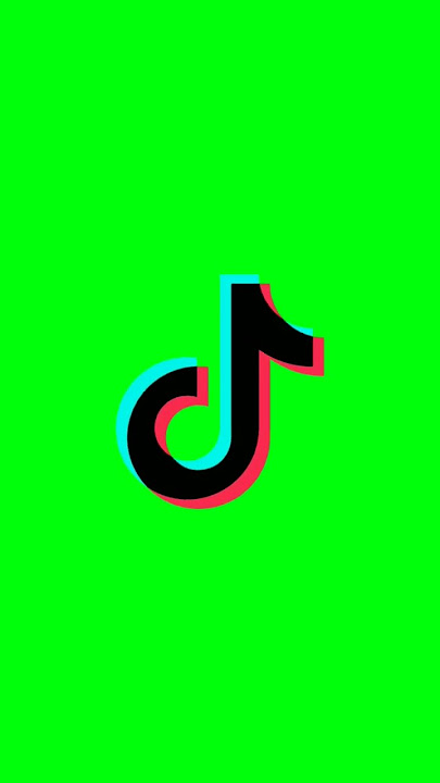Tiktok Logo Green Screen Animation #tiktok #logo #green #screen #greenscreen #animation #chromakey