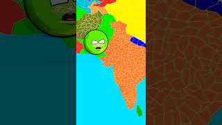what if Pakistan became powerful 😱 #countryballs #shorts #map