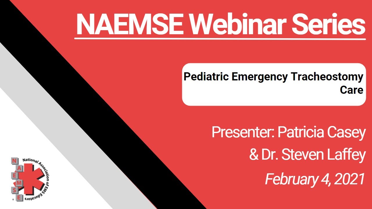 Pediatric Emergency Tracheostomy Care YouTube