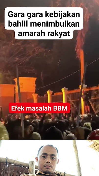 Gara-gara kebijakan Bahlil #trending #highlights #demo #bbm