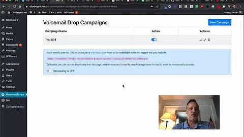 Twilio Voicemail Drops Wordpress Plugin