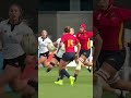 Jorja Miller dancing through defenders had EVERYONE cheering 🙌 #RWC2025