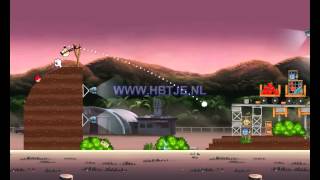Angry Birds Rio Airfield Chase 10-14 3 stars