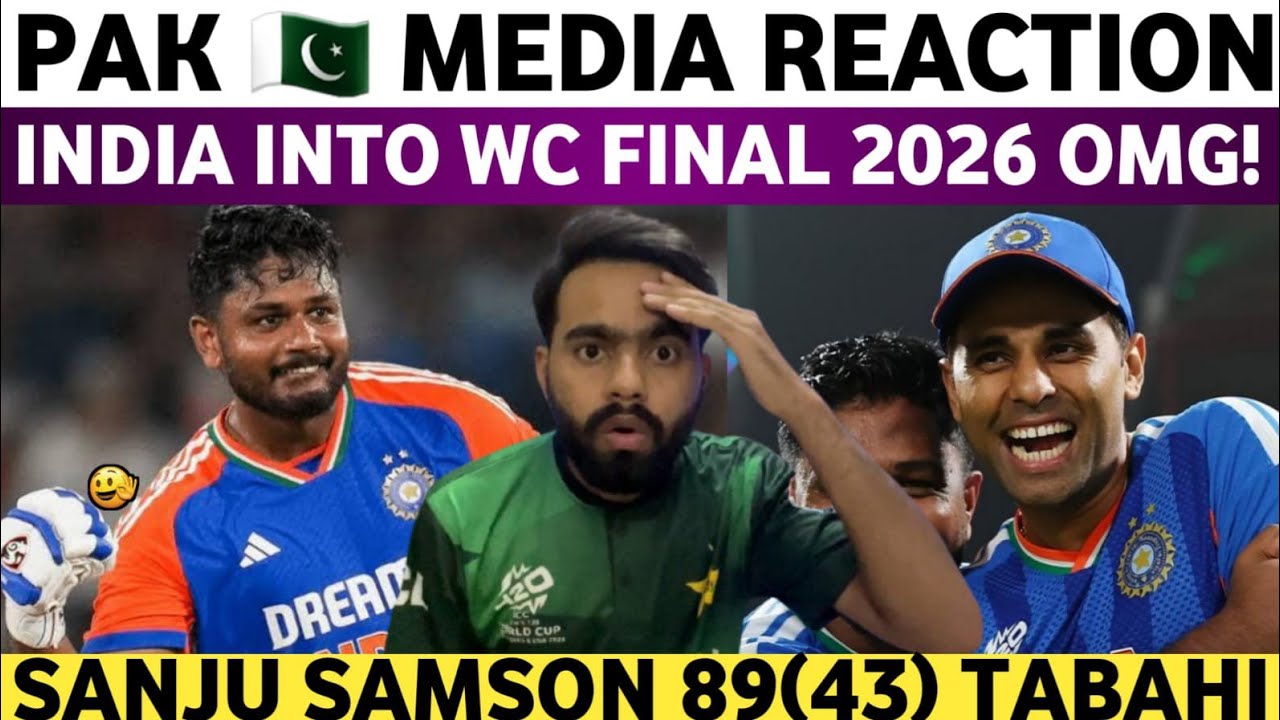 Pak Media Shocked on Ind Beat Eng & India into Final | Ind Vs Eng T20 WC Semifinal 2026 | Sanju 89