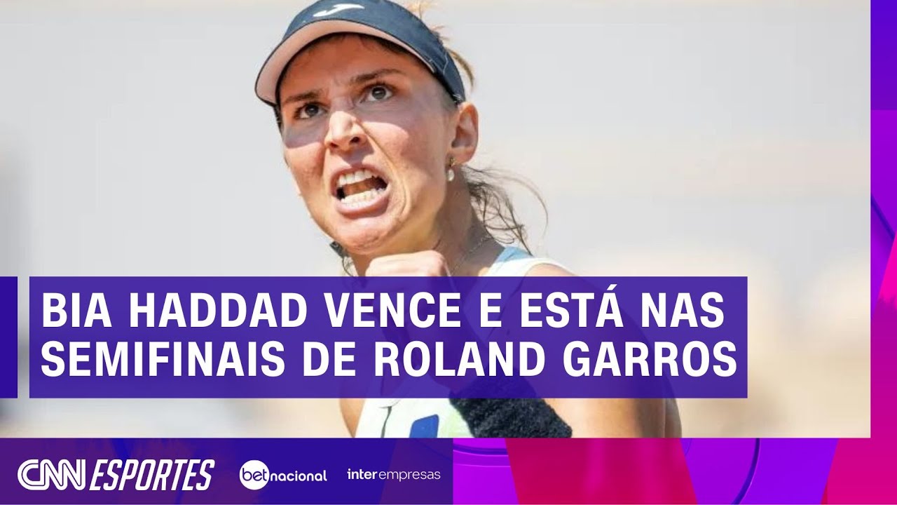 Semifinal de Bia Haddad Maia em Roland Garros é a maior audiência de um jogo  feminino de tênis da história da TV paga