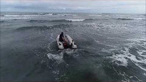 Portable Inflatable Catamaran - Surf Beach Launch