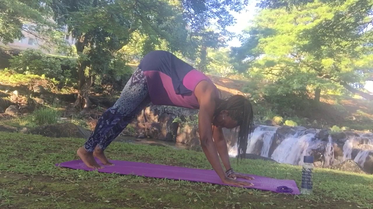Sanyika Calloway New Year 2017 Yoga Flow Honolulu, Hawaii YouTube