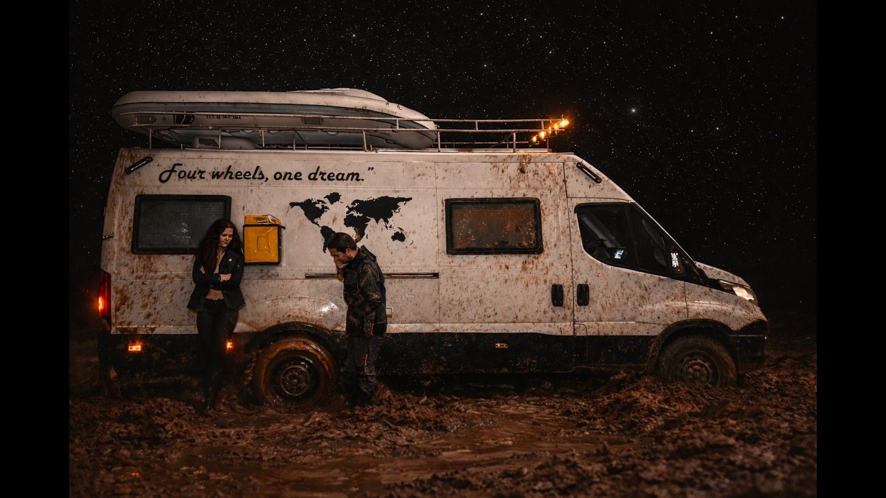 Doğa Bizi Sınadı! Karavan ile Mahsur Kaldık!Yağmur, Çamur ve Traktör Kurtarma Macerası⛺️🚐